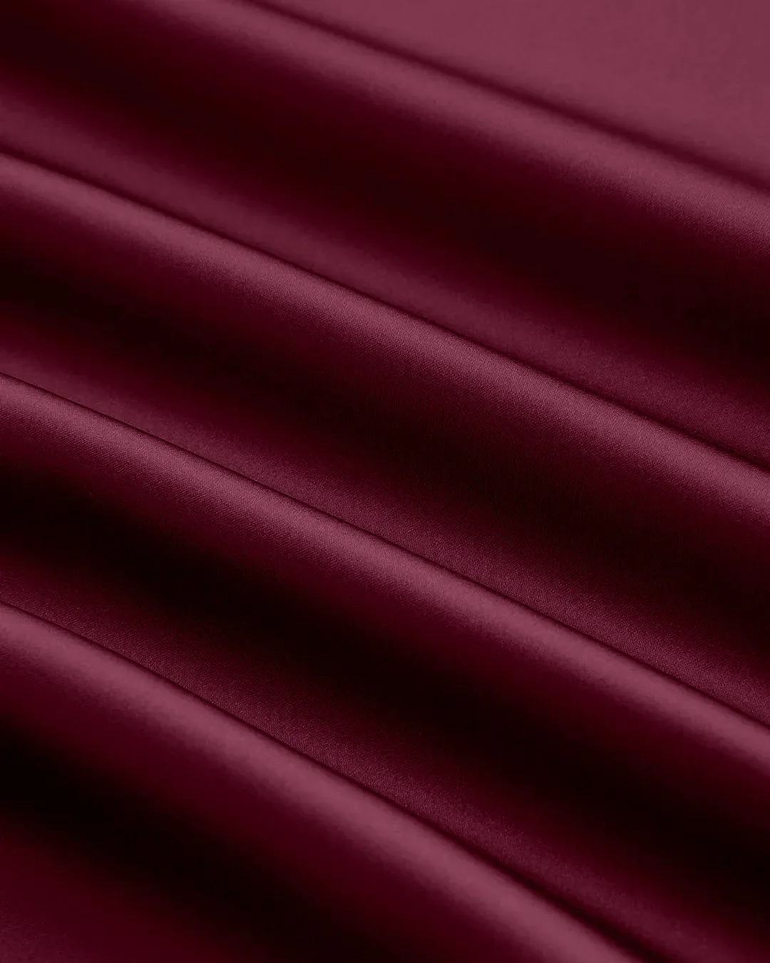 Asymmetrical Boat Neck Ruffle Maxi Dress In Cherry Red - Image 3