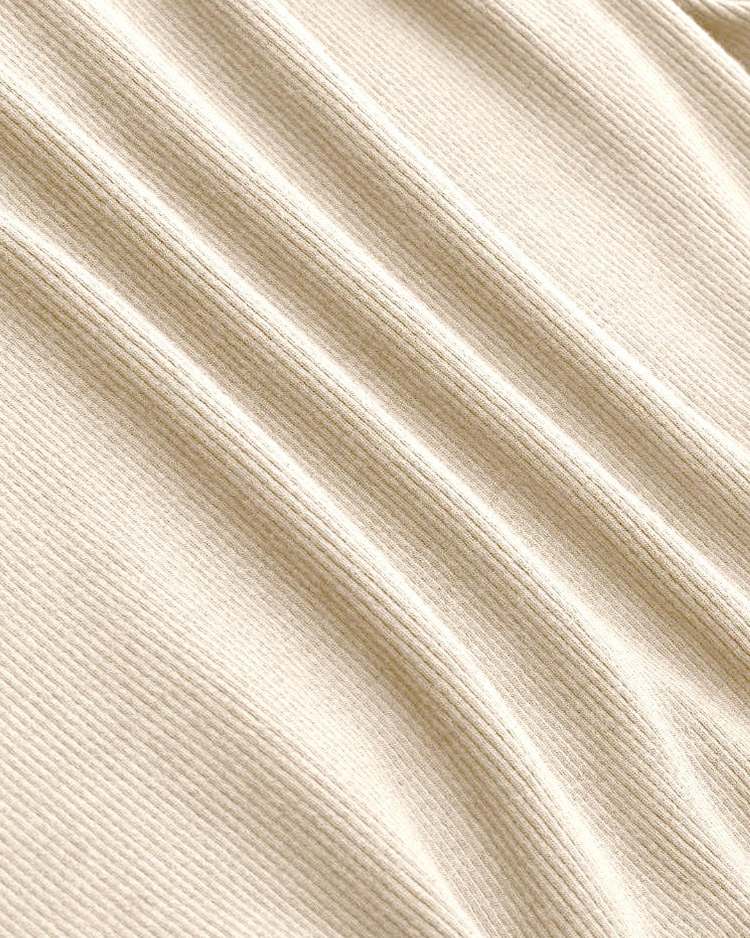 Asymmetrical Neck Ruched Short Sleeve Off-White Top Curve & Plus - Image 5
