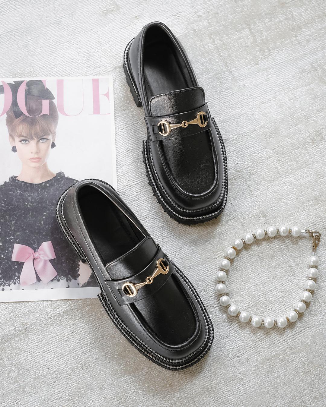 Back To School Accessory Detail Chunky Sole Shoe Footwear - Image 2