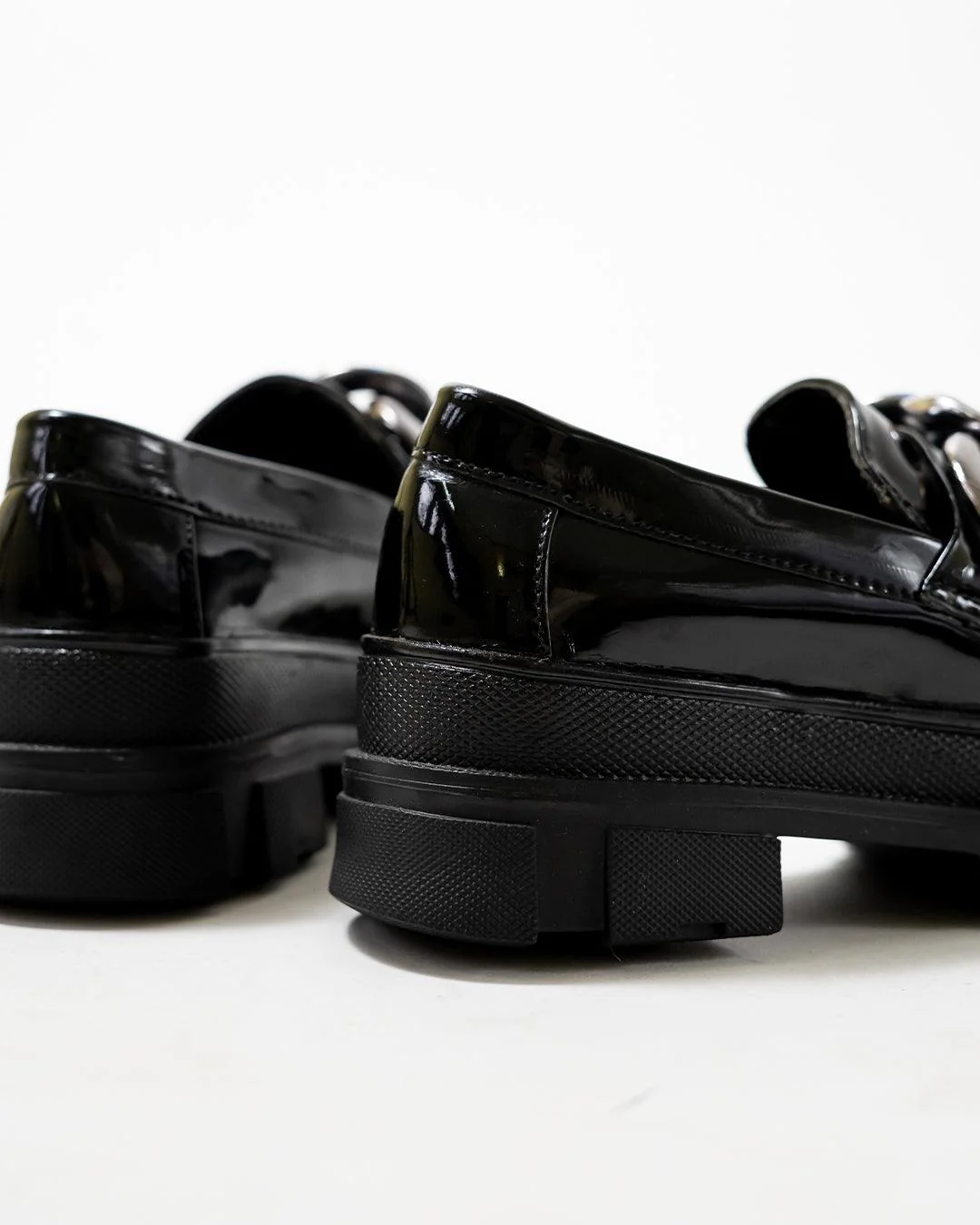 Back To School Chunky Chain Black Shoe - Image 4