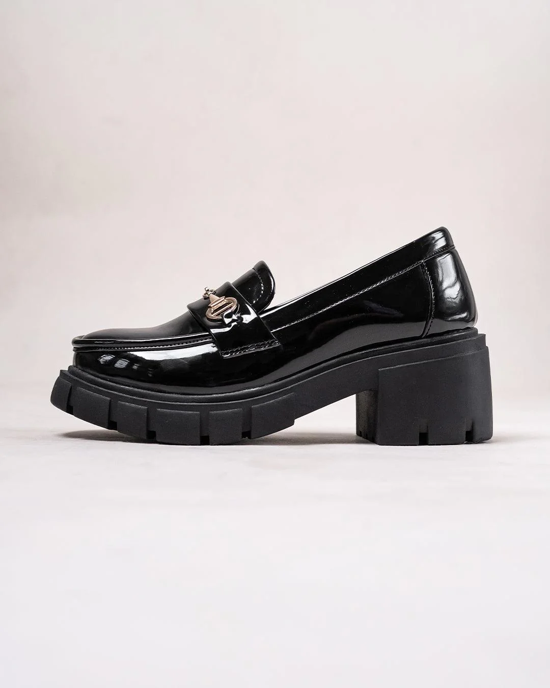 Back To School Chunky Sole Chain Embellished Trending Summer Oxford Footwear - Image 6