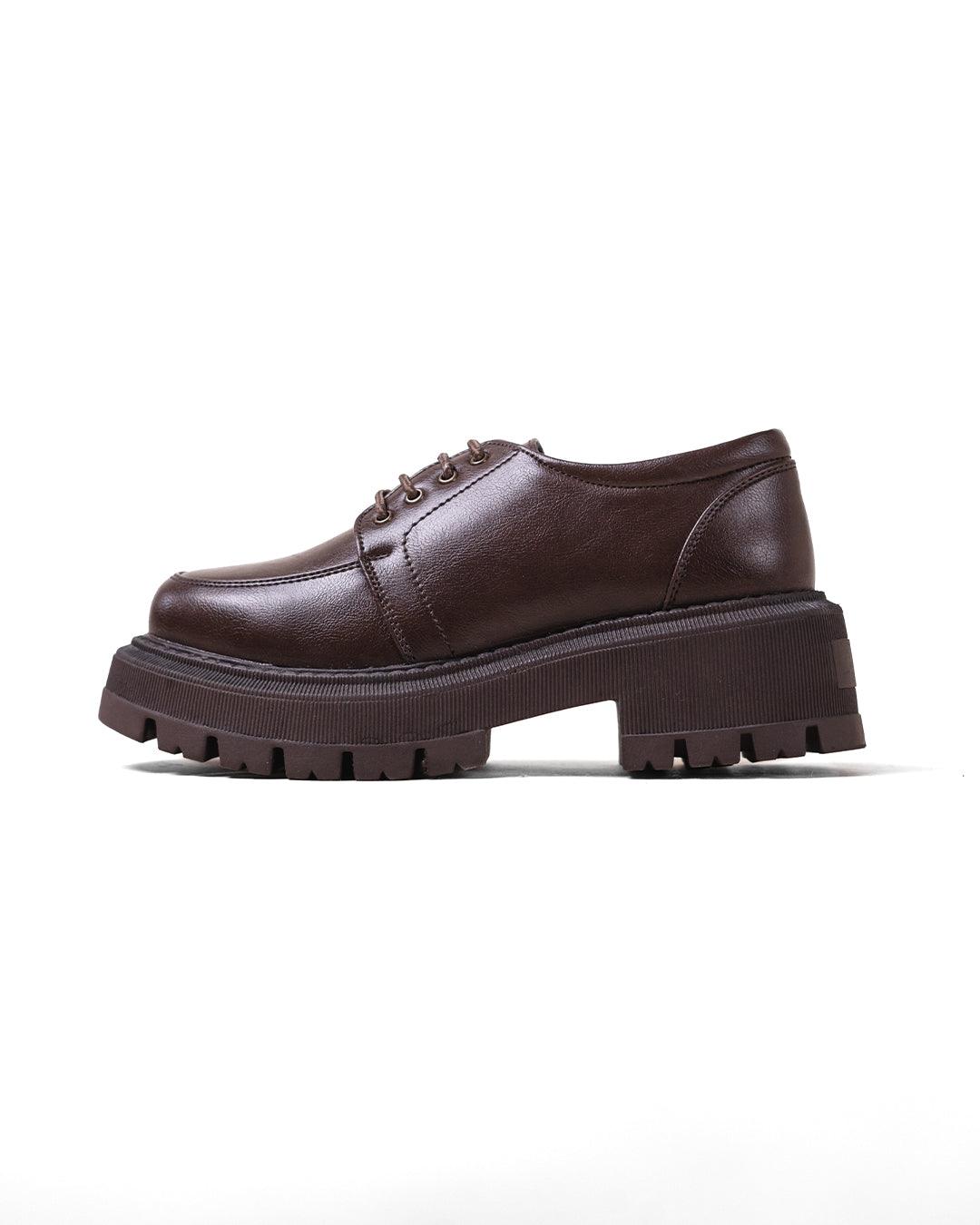 Back To School Trending Brown Oxfords - Image 2