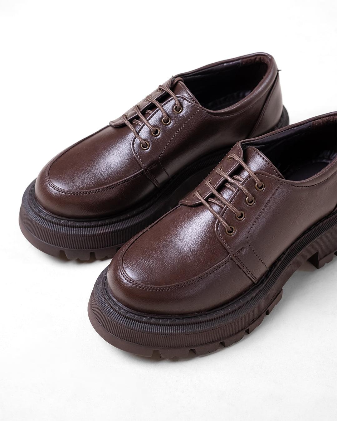 Back To School Trending Brown Oxfords - Image 4
