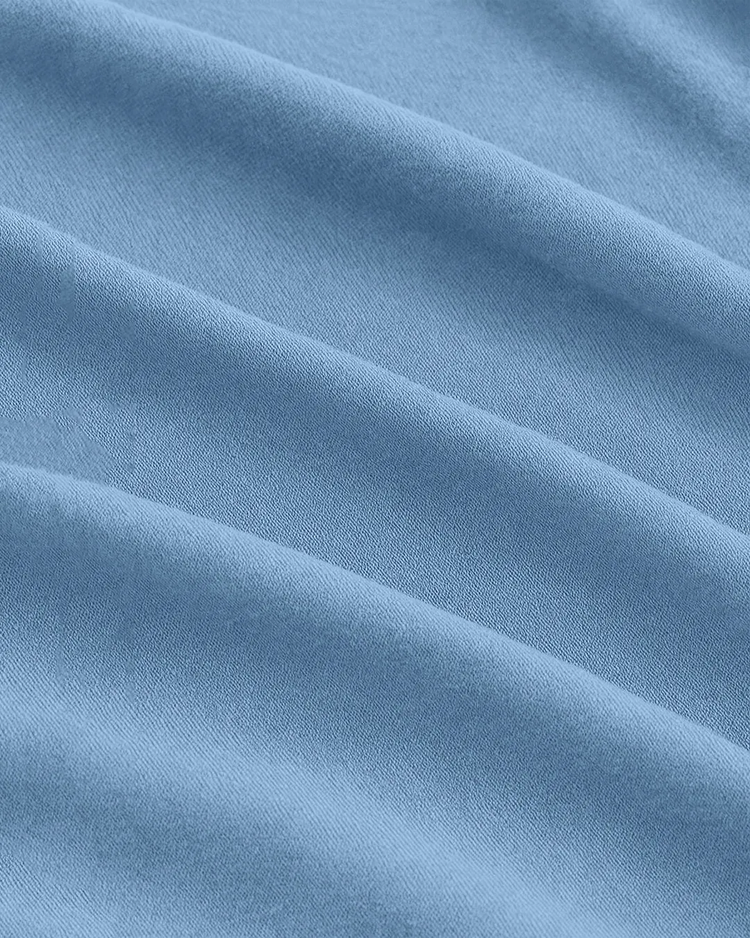Back to School Turtleneck Going Out Outfit Slim Fit Top in Powder Blue - Image 3
