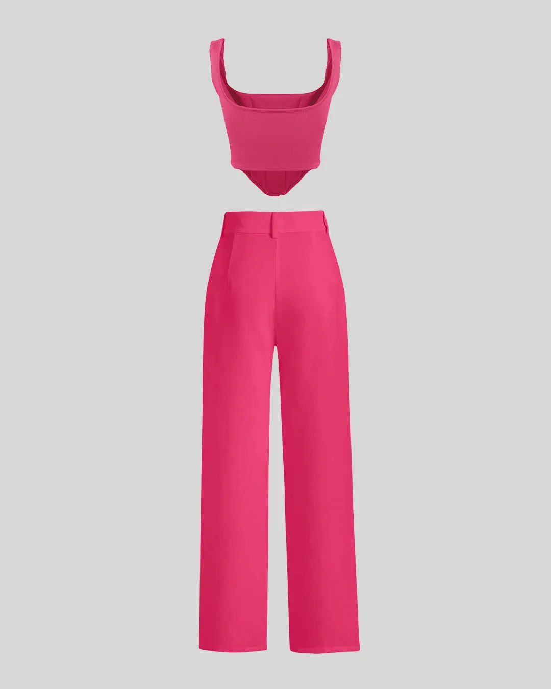 Barbie Movie Inspired Pink Corset Style Top With Trouser - Image 6