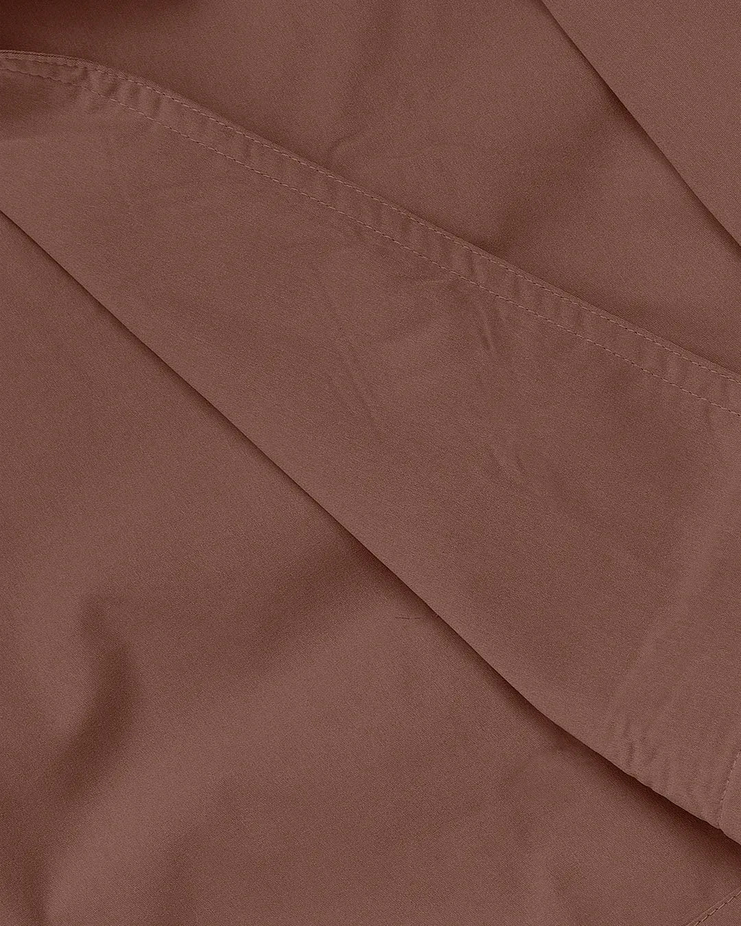 Belted Lapel Collar Cropped Waistcoat in Brown - Image 3