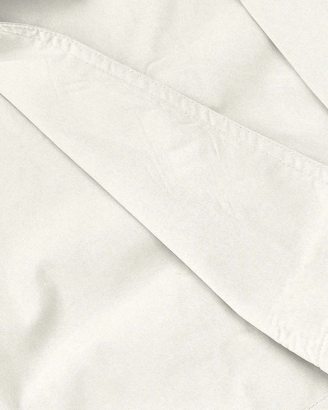 Belted Lapel Collar Cropped Waistcoat in Milky White - Image 3