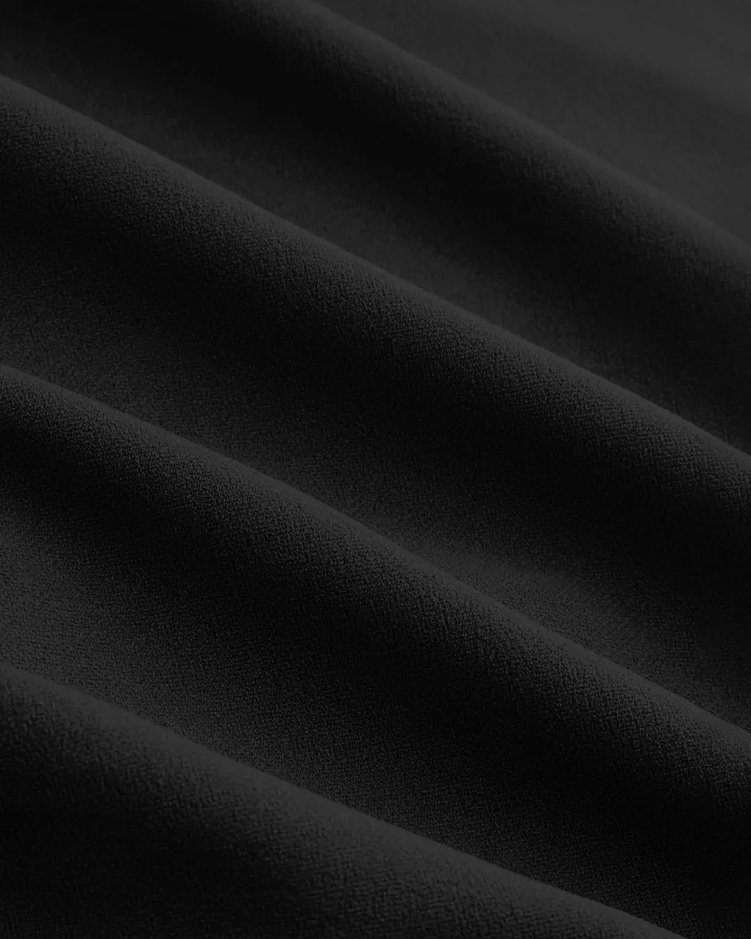 Black One-Shoulder Draped Scarf Top - Image 4