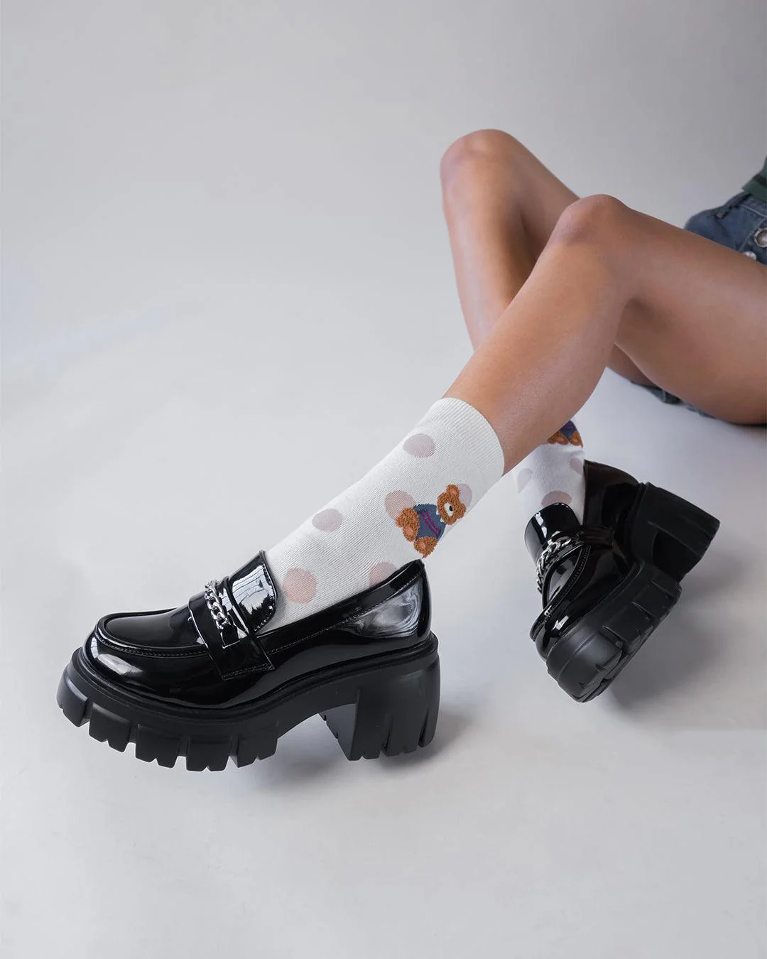 Blackpink Like Vibe Black Chunky Oxford - Image 2