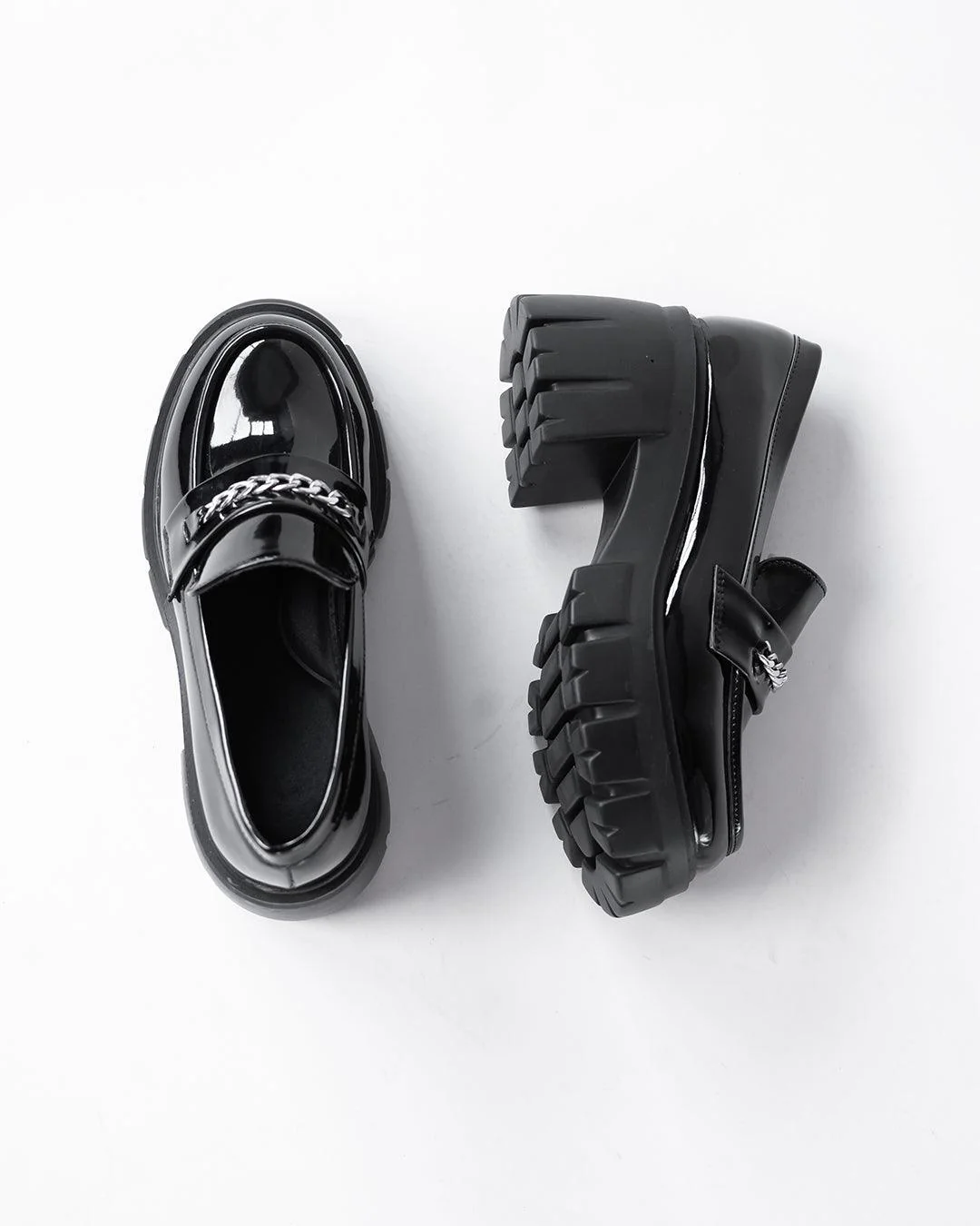 Blackpink Like Vibe Black Chunky Oxford - Image 8