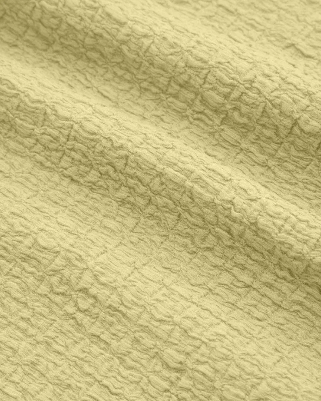Boat Neck Texture Knotted Split Tank Top in French Vanilla - Image 4