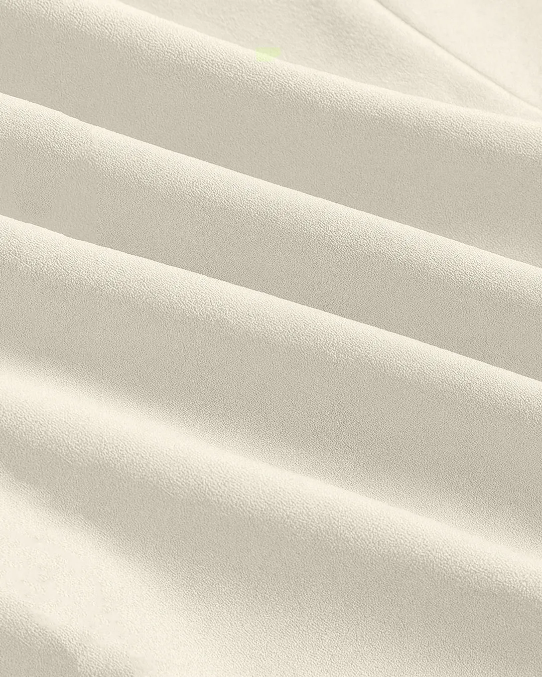 Bodycon Neck Collared Summer Dress in Beige - Image 3