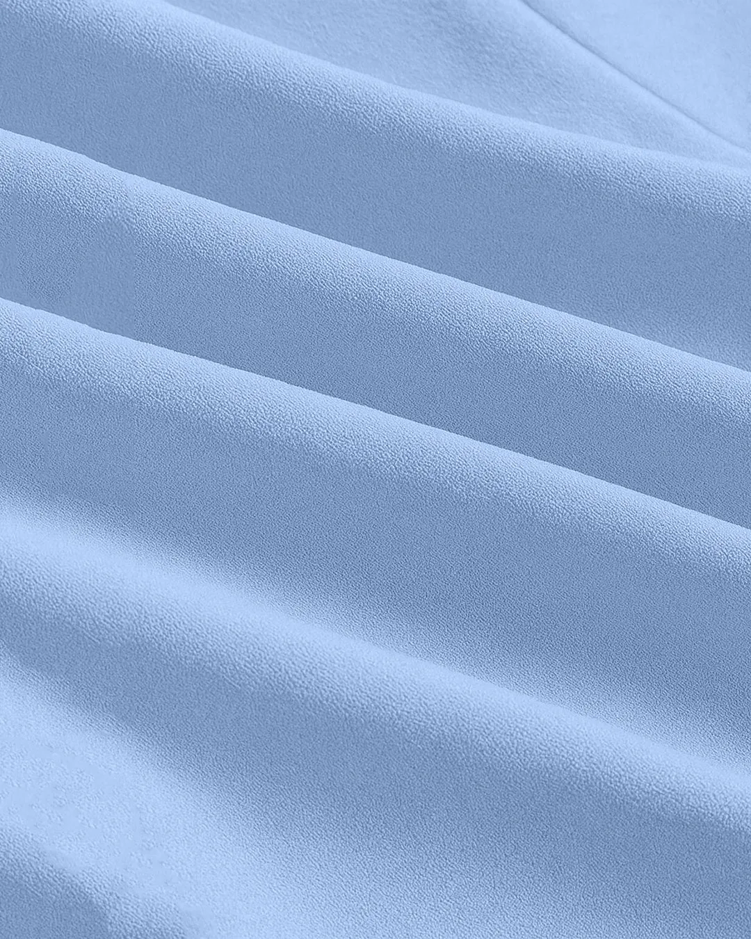 Bodycon Neck Collared Summer Dress in Blue - Image 3