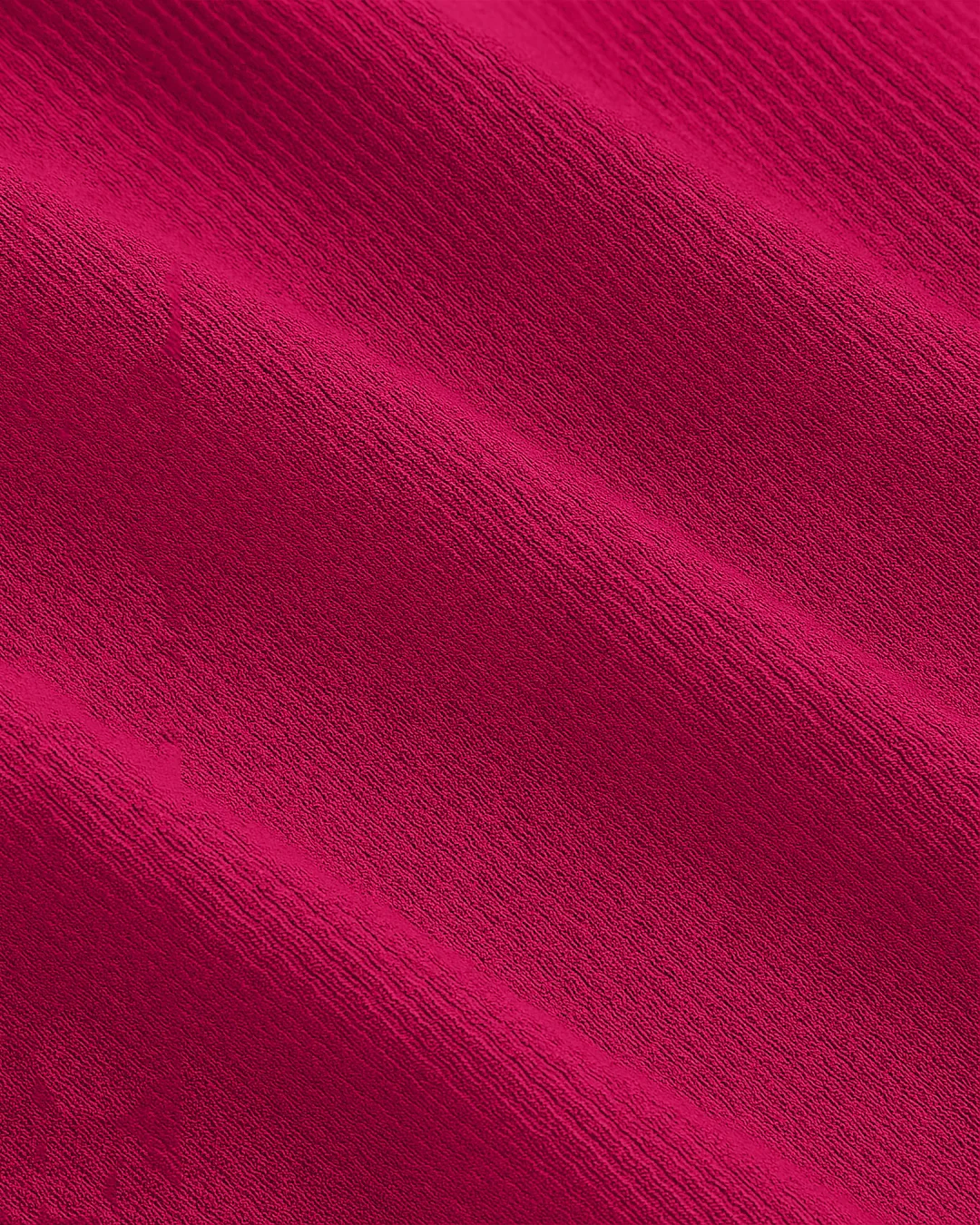 Casual Slim Fit Hot Pink and White Tee with Contrast Hem - Image 3