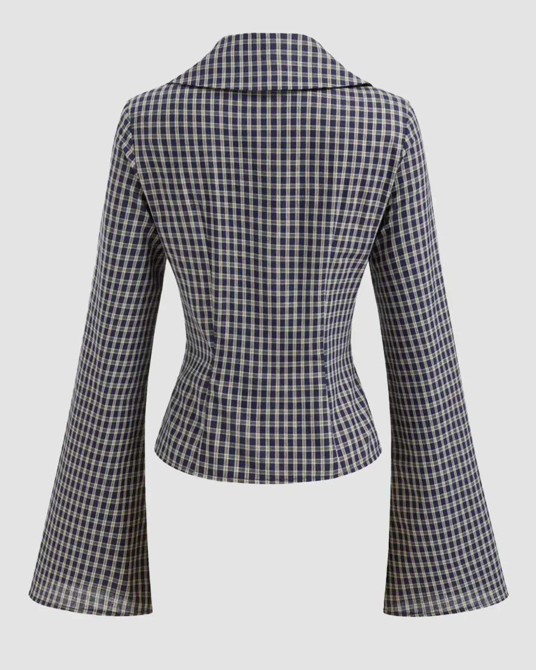 Checkered Full Sleeve Top for Women - Image 2