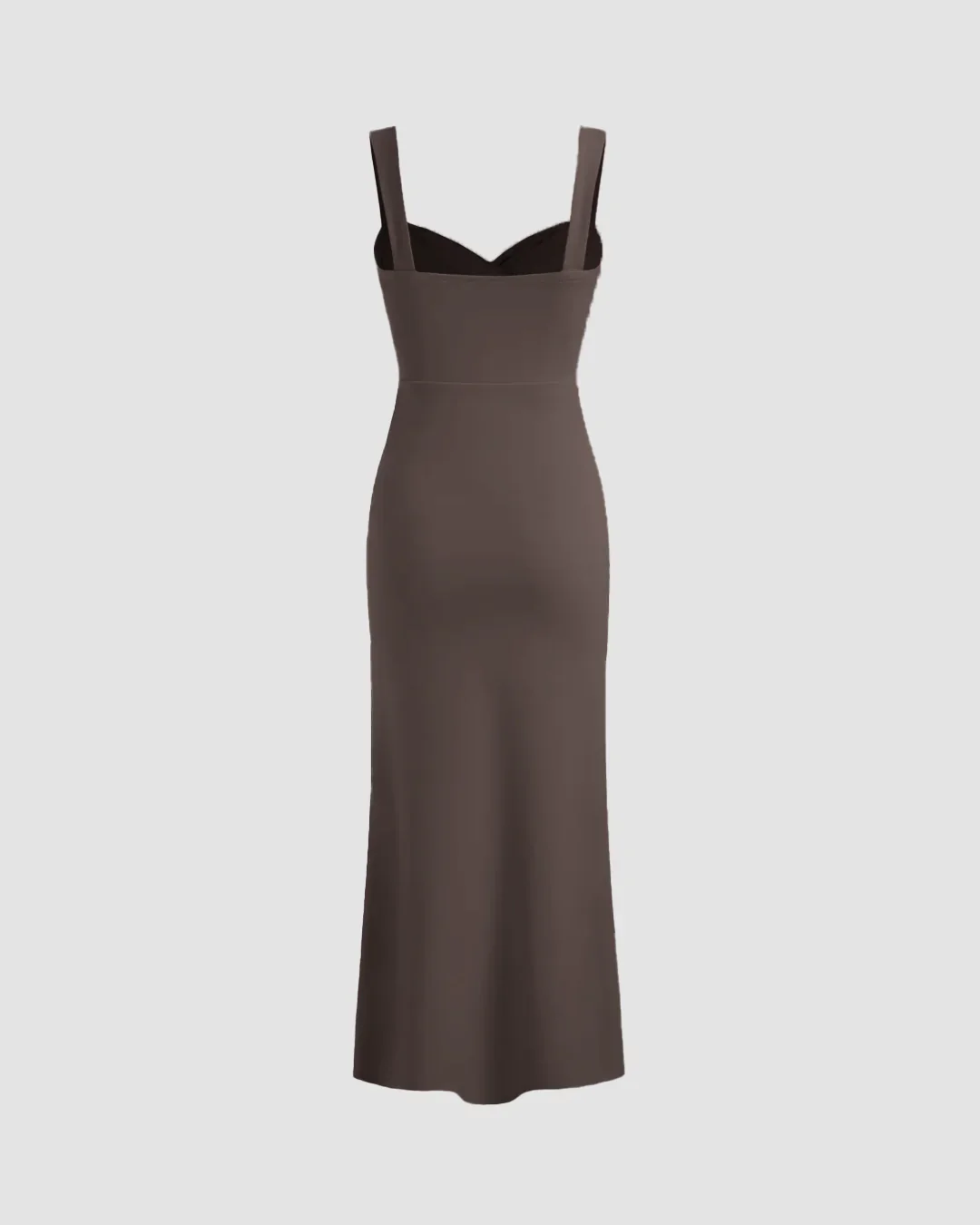 Coca V-Neck Fishtail Midi Dress - Image 2