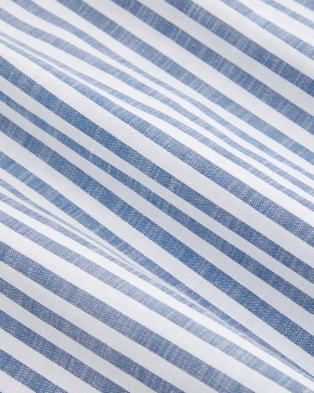 Collared Button Front Striped Top with Side Knot Curve & Plus - Image 3