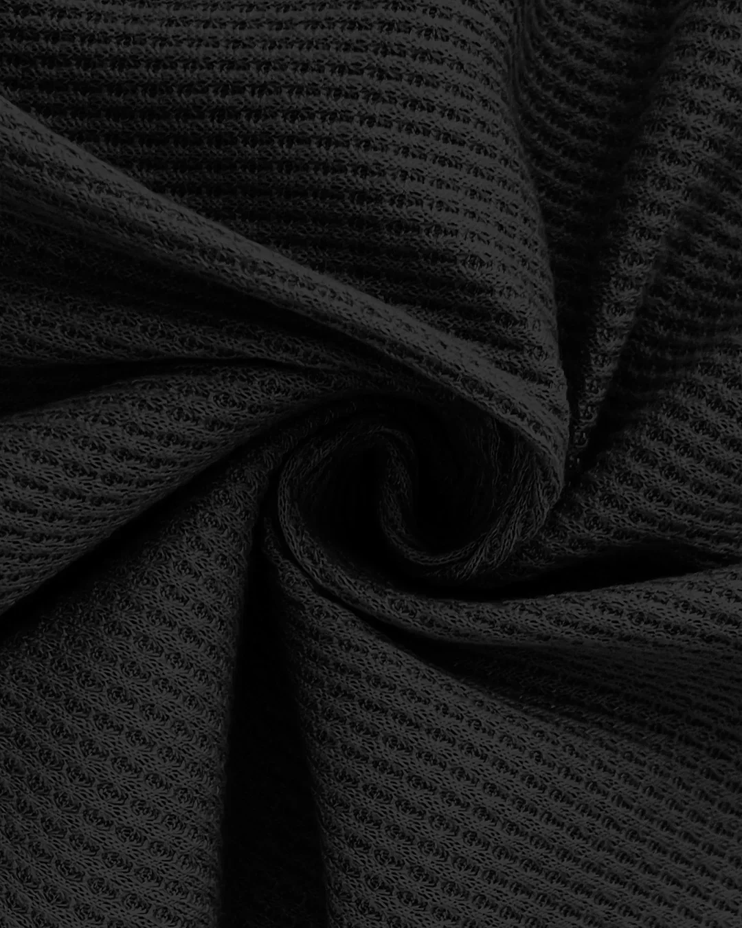 Collared Neck Straight Hem Solid Full Sleeve Top in Black - Image 4