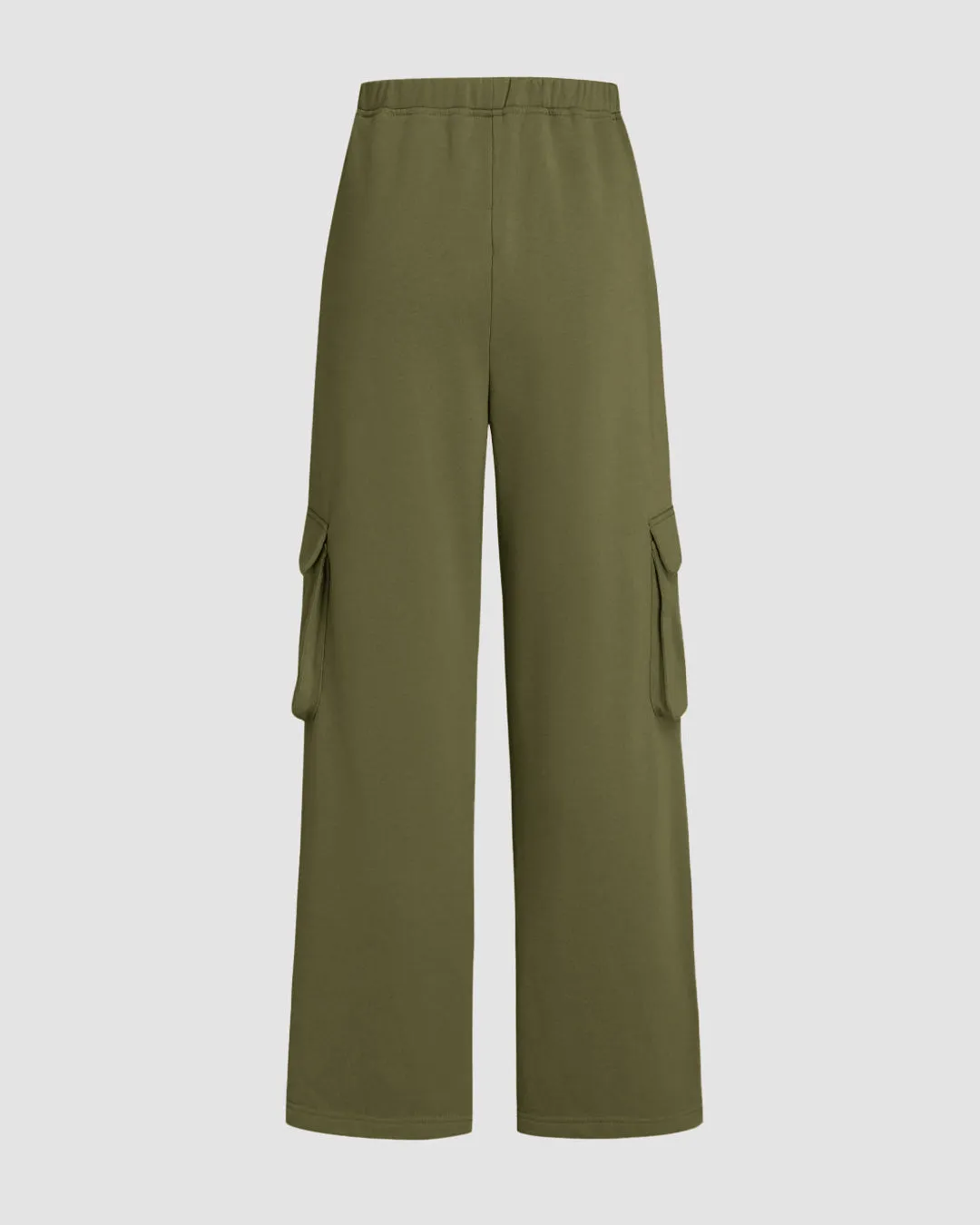 Combo : Cool Girl Aesthetics Double Pocket Trousers In Green & Black - Image 3