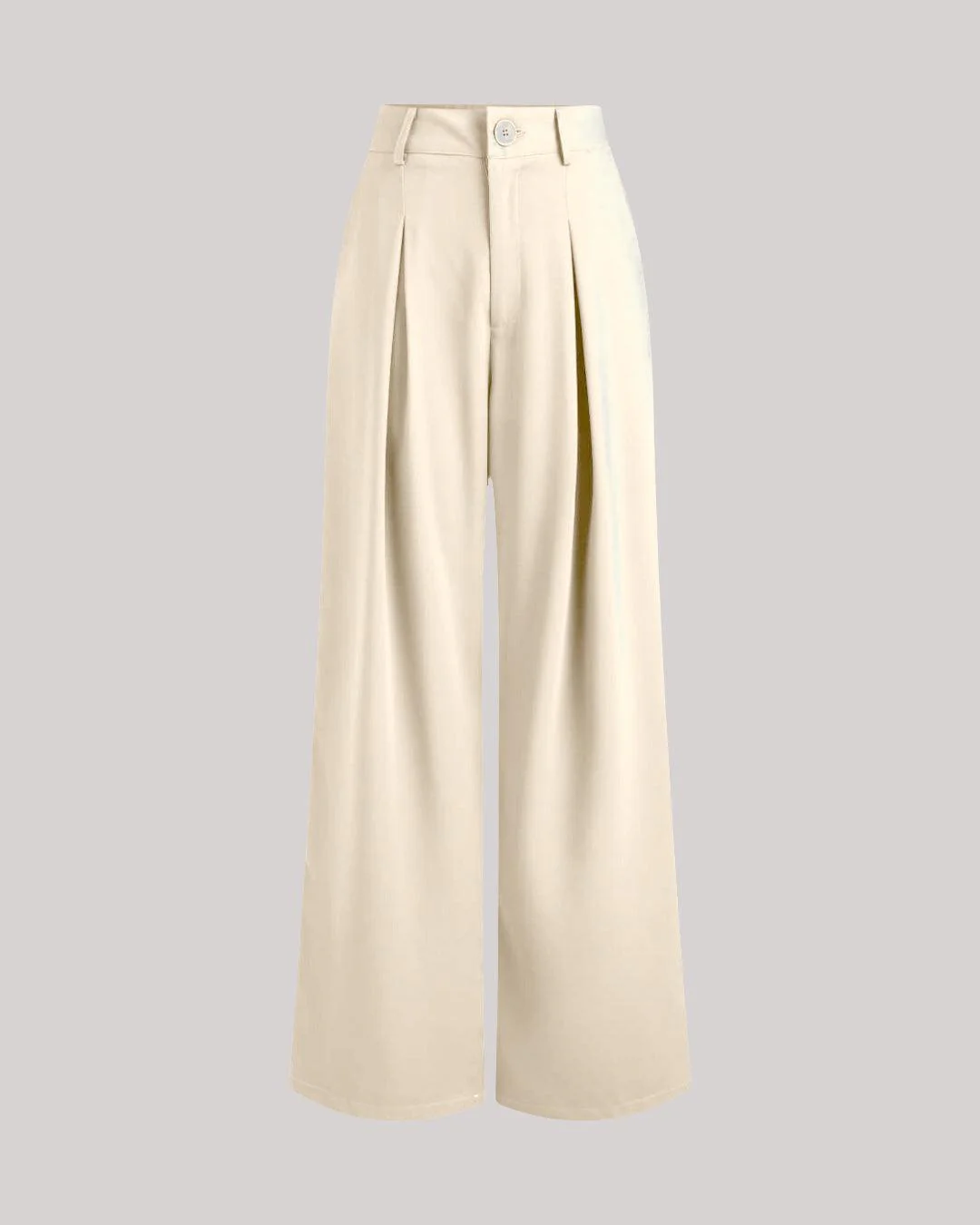 Combo : Korean Style Trousers With Baggy Fit In Black And Off-White - Image 5