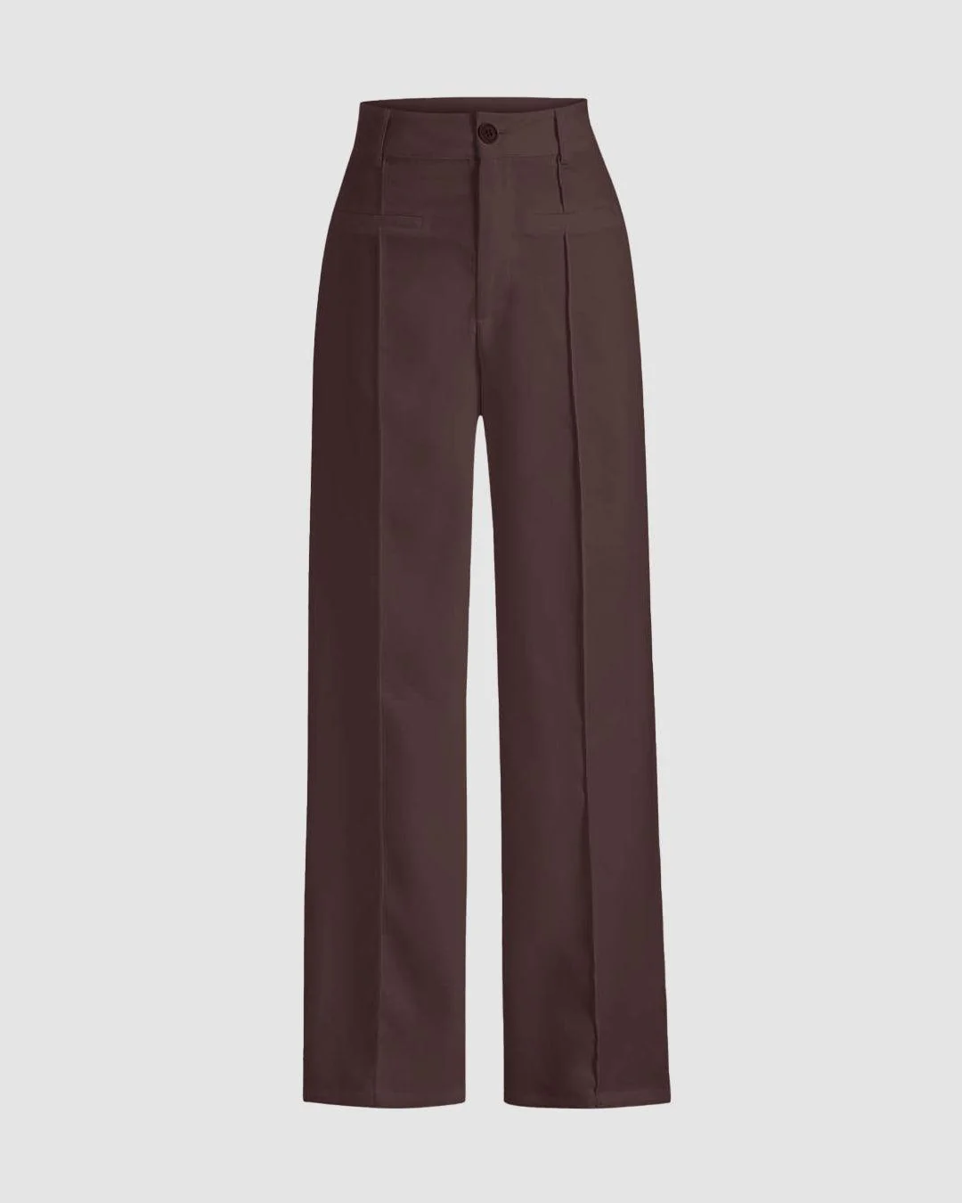 Combo :Set Of Two Black & Brown Pleated Trousers - Image 2