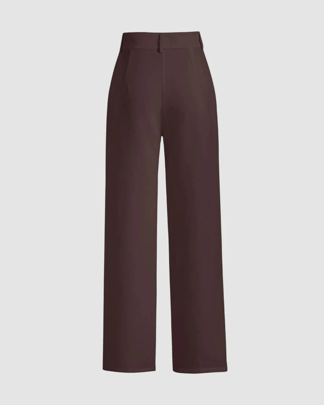 Combo :Set Of Two Black & Brown Pleated Trousers - Image 3