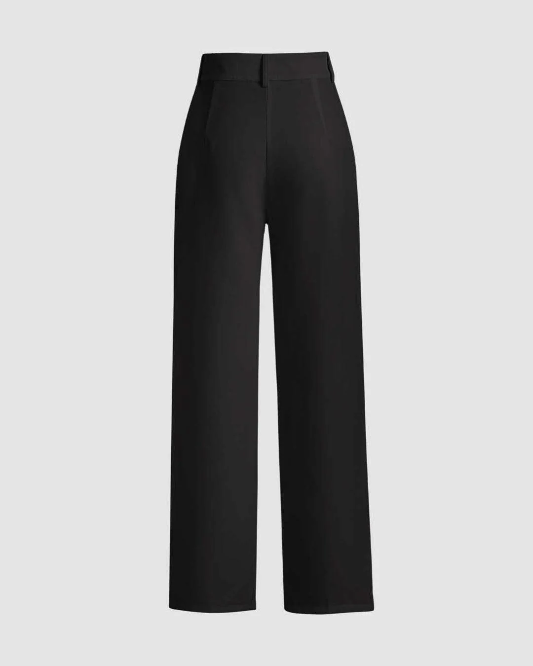 Combo :Set Of Two Black & Brown Pleated Trousers - Image 5