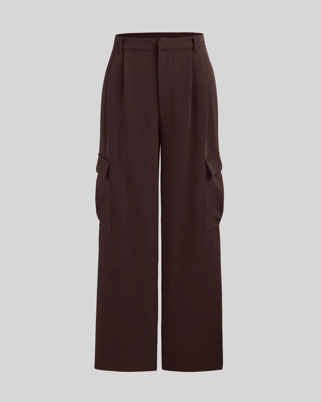 Combo: Trending Women's Cargo Pants With Pockets In Brown & Black - Image 4