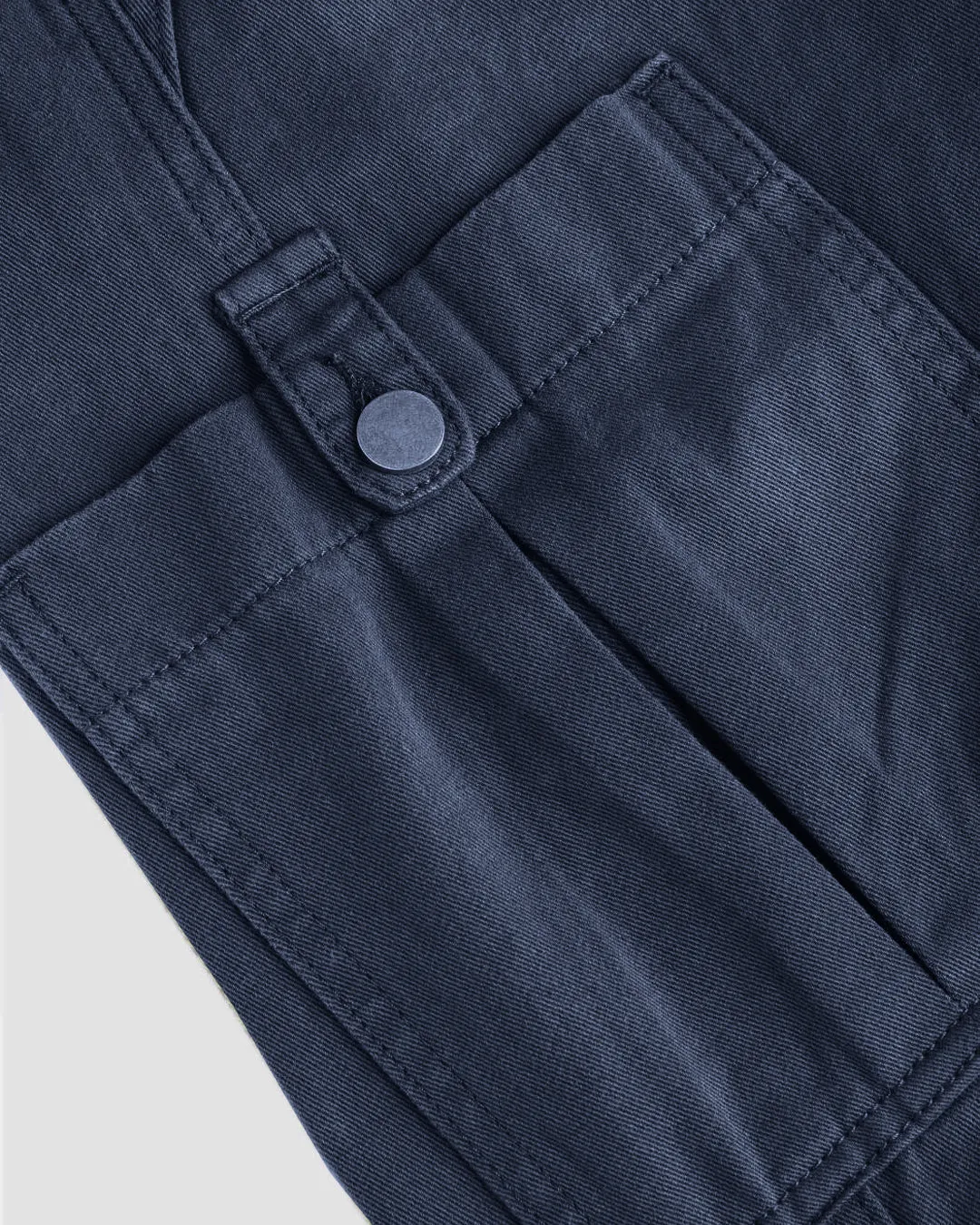 Combo : Utility Wear Drawstring Cargo Pants In Black & Dark Blue - Image 5