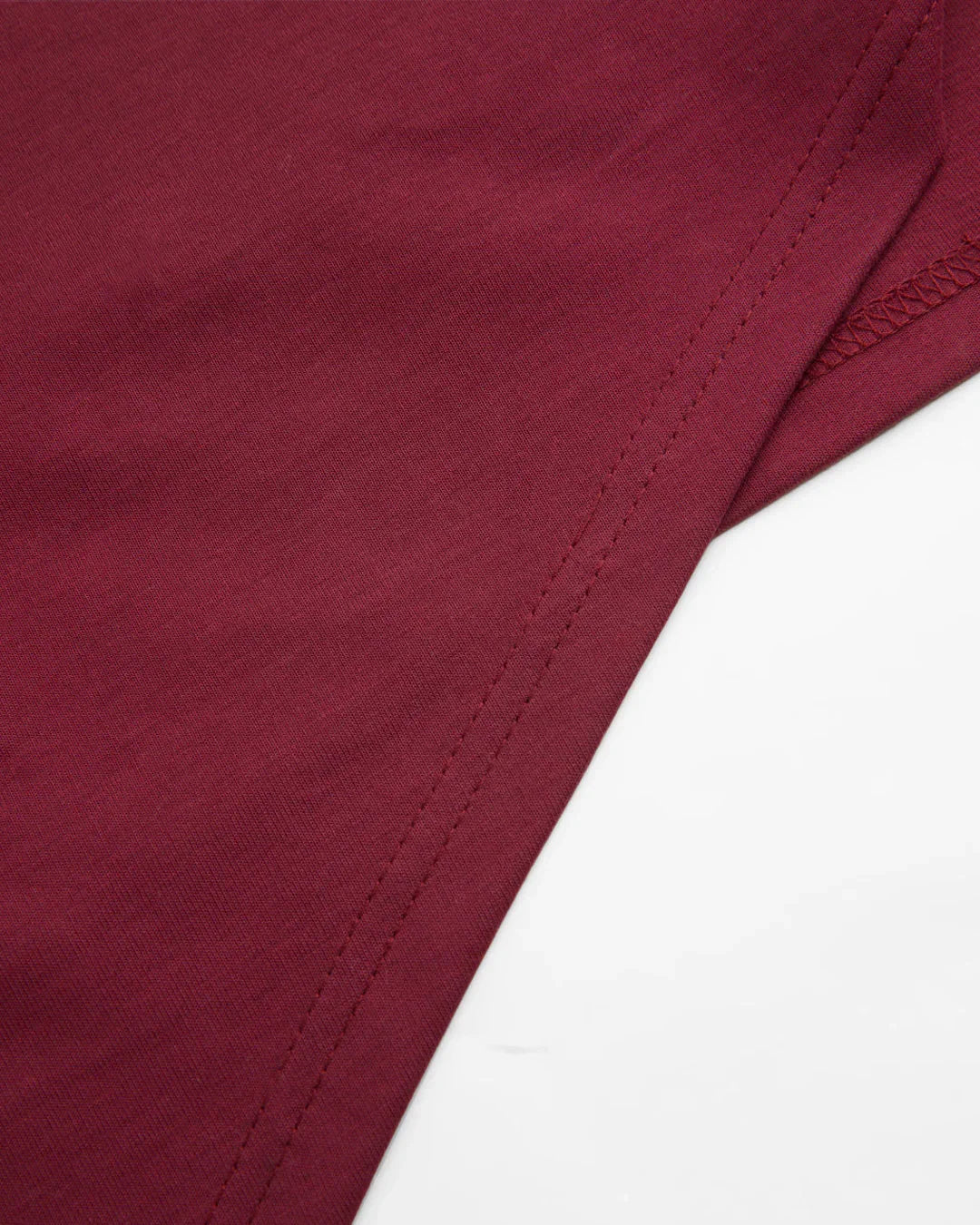 Cowl Neck Asymmetrical Hem Ruched Top Curve & Plus in Maroon - Image 3