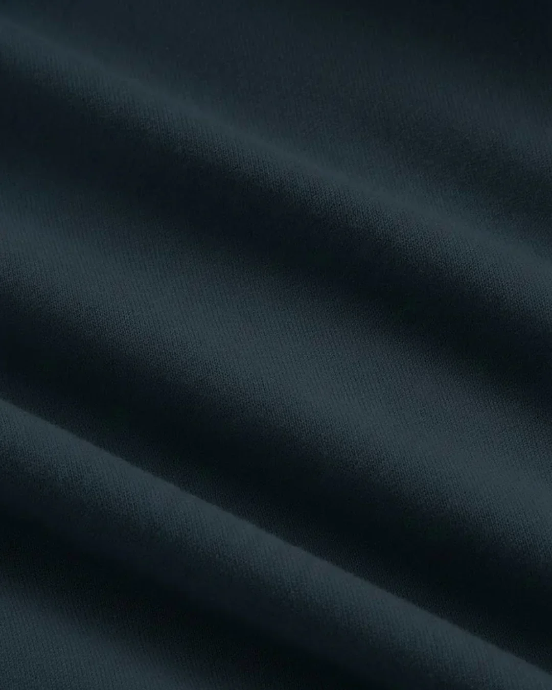 Cowl Neck Fitted Pleated Full Sleeve Top in Navy Blue - Image 3