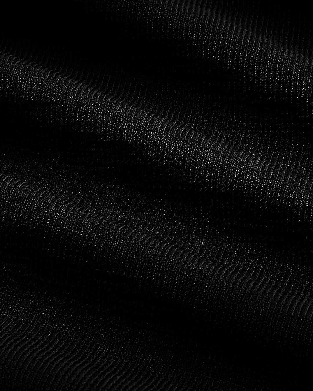 Cowl Neck Solid Ruched Tank Top In Black - Image 3