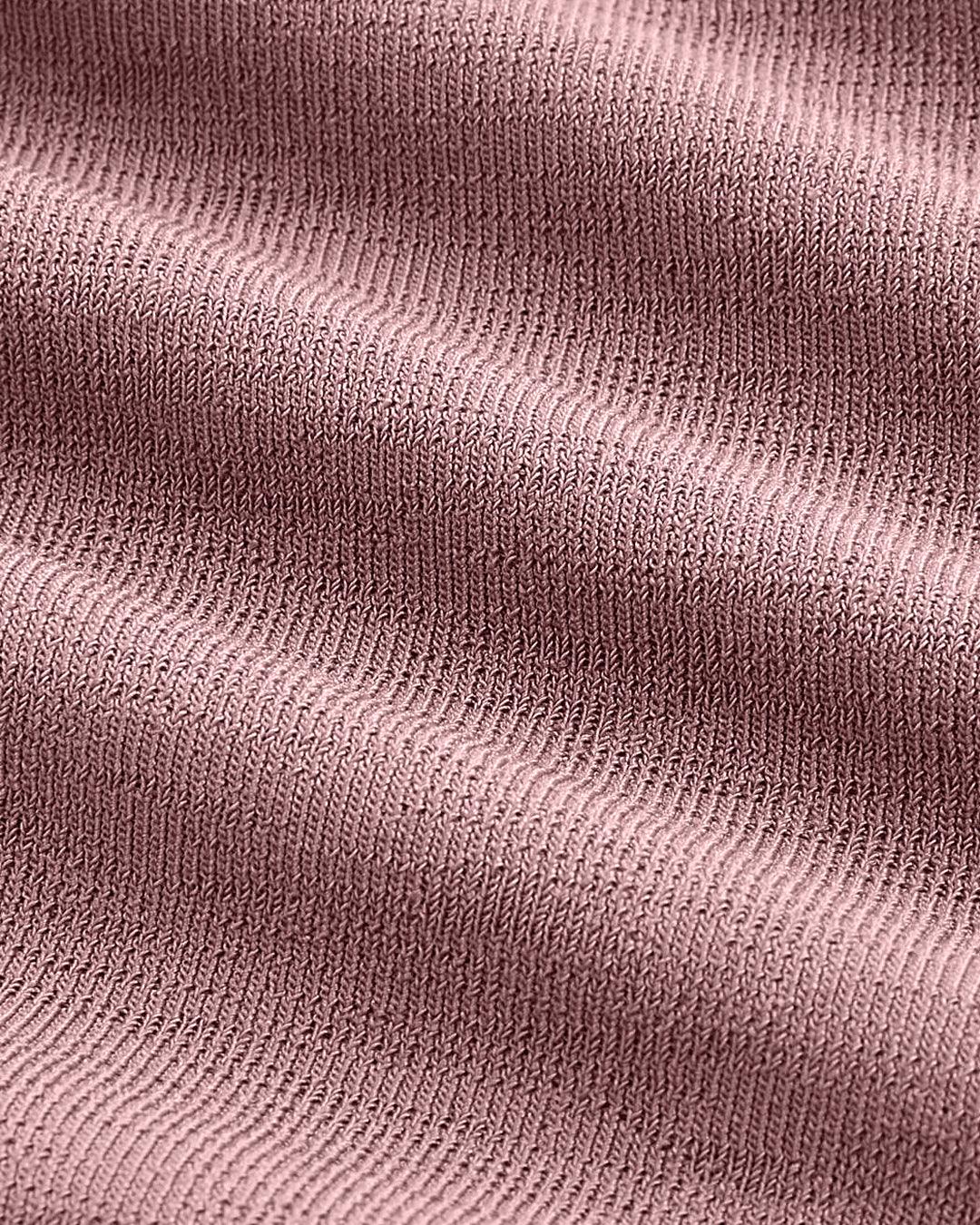 Cowl Neck Solid Ruched Tank Top In Dusty Pink - Image 3