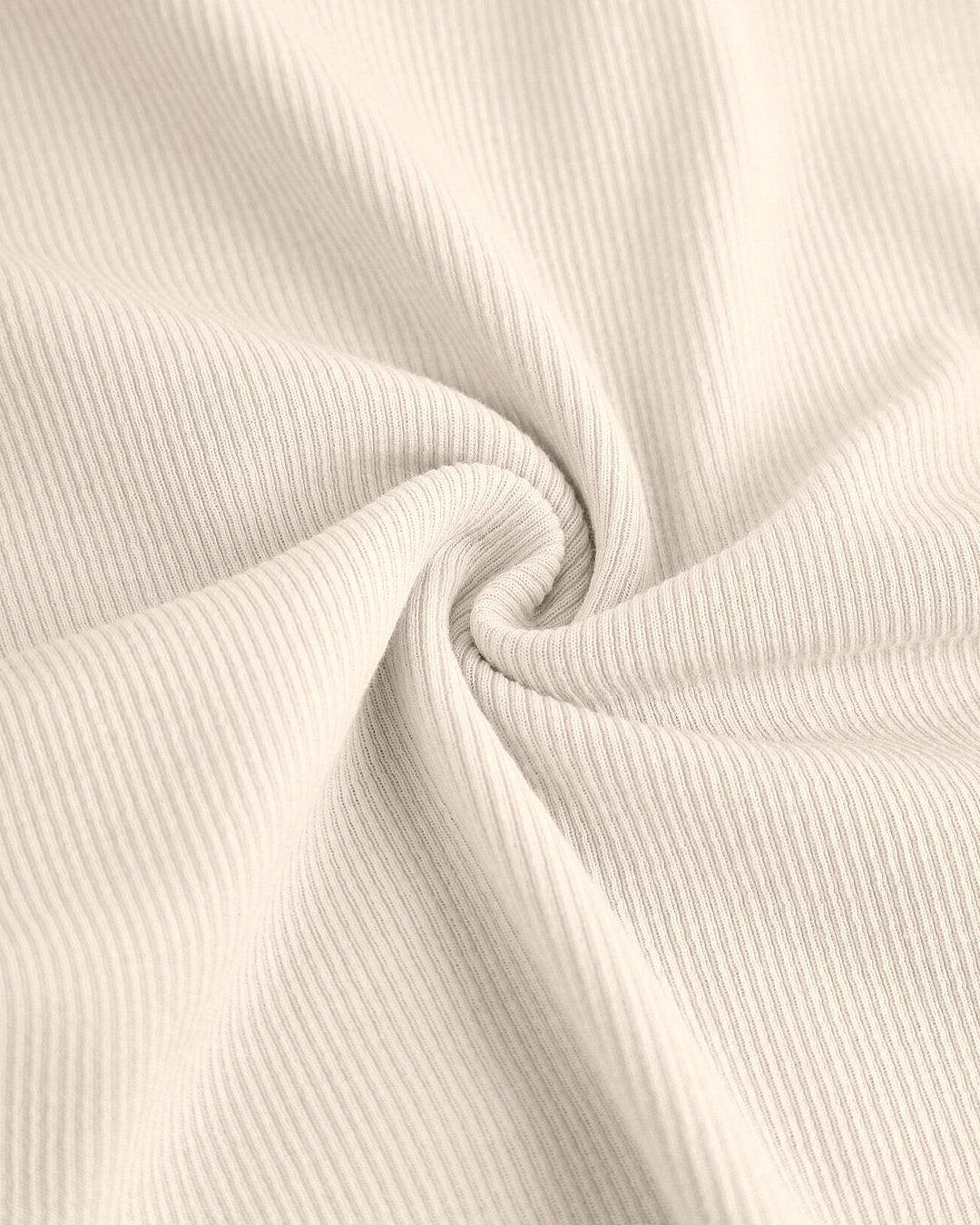 Casual Cowl Neck Ruched Side Tie Long Sleeve Top in White - Image 4
