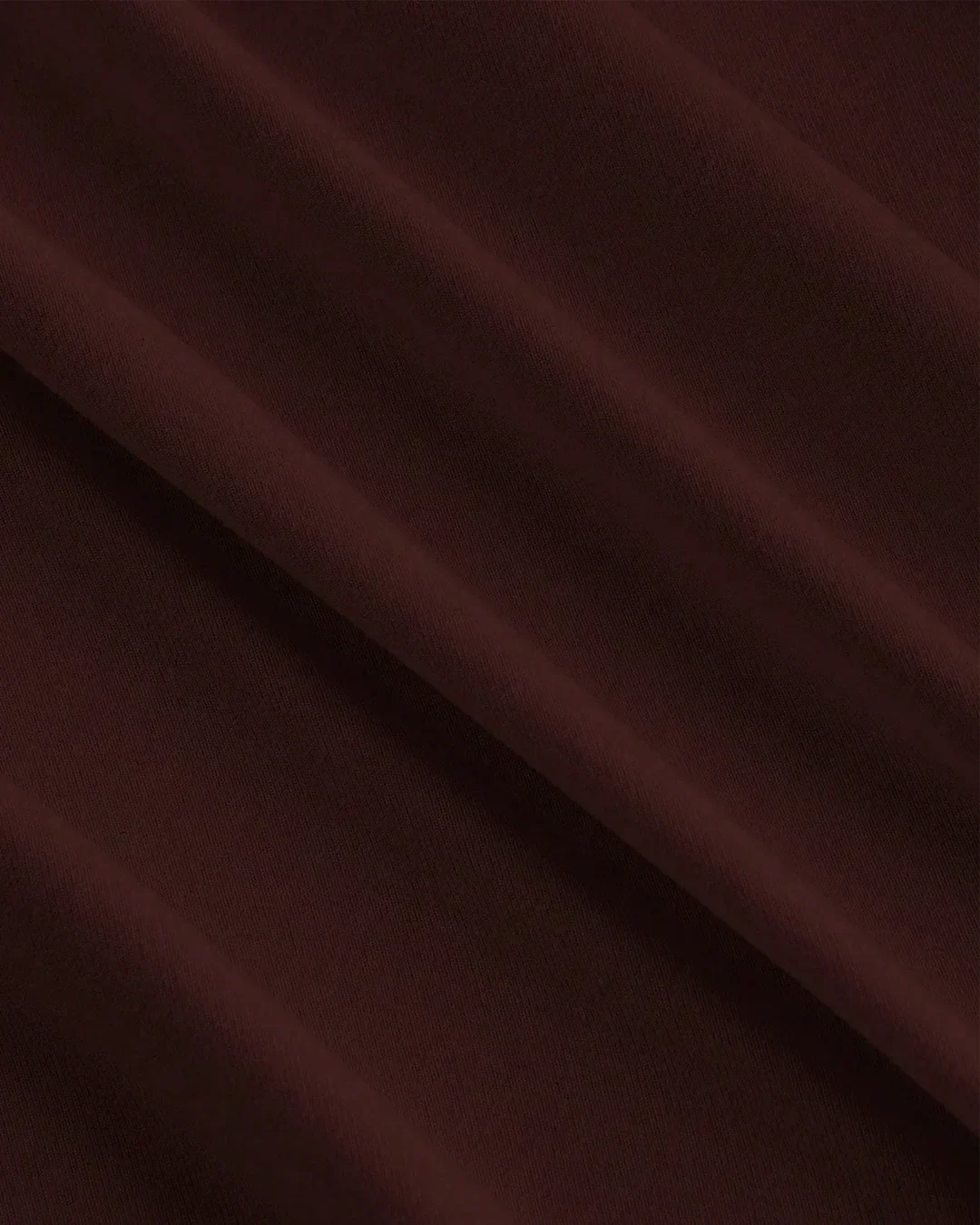 Crew Neck Ruched Flare Sleeve Asymmetric Hem Top in Maroon - Image 3