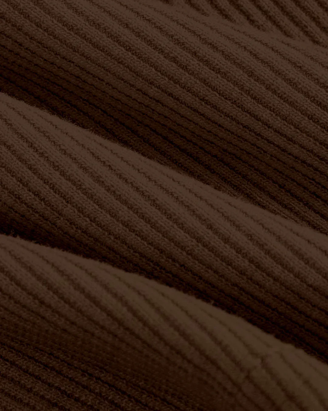 Cross-Folded Neckline Halter Backless Top in Chocolate Fondae - Image 3