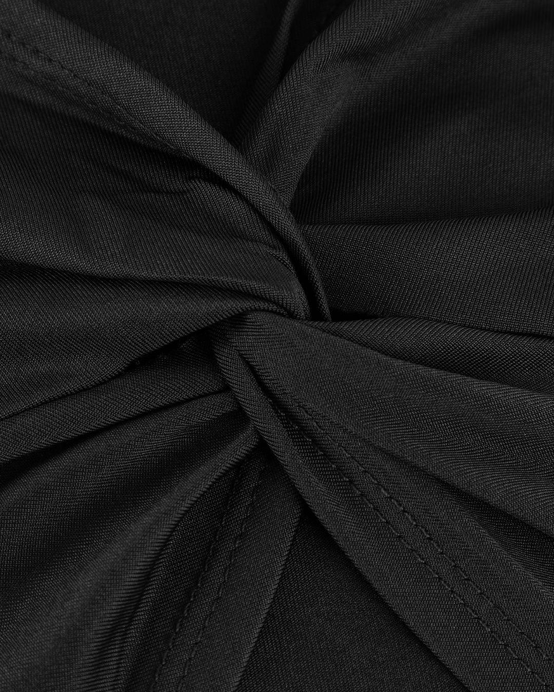 Cut Out Detail Bodycon Long Dress In Black - Image 3