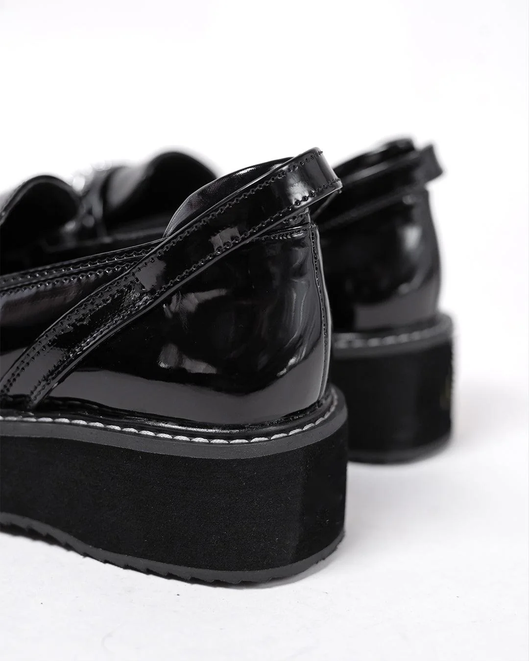 Dazzling Details Chunky Sole Black Oxford - Image 5