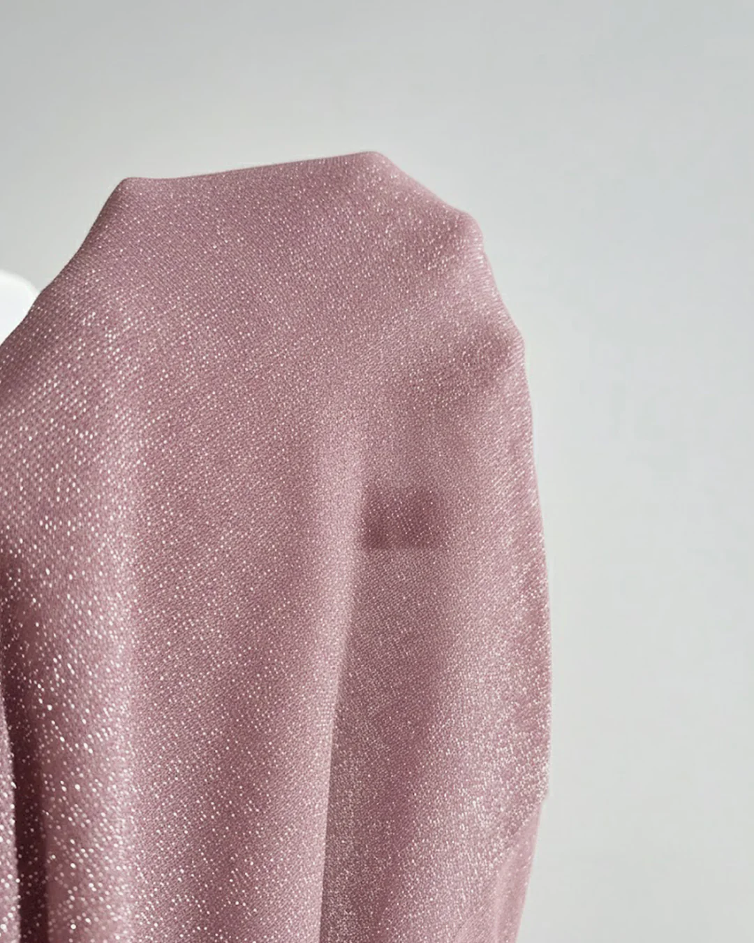 Deep Draped Neck Ruffle Hem Backless Mini Dress in Dusty Pink - Image 4