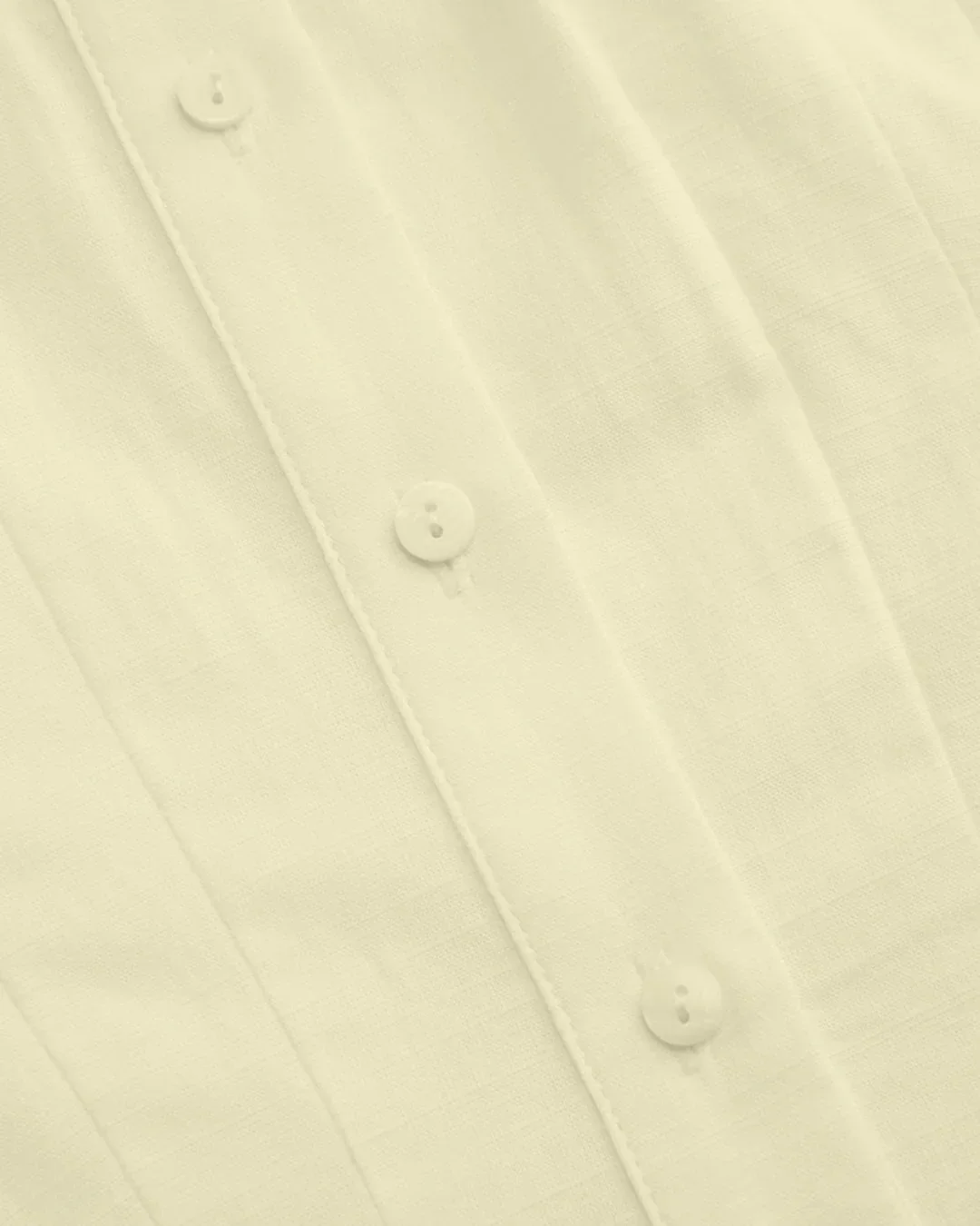 Casual Slim Fit Tie-Up Back Womens Button Down Shirt in Yellow - Image 3