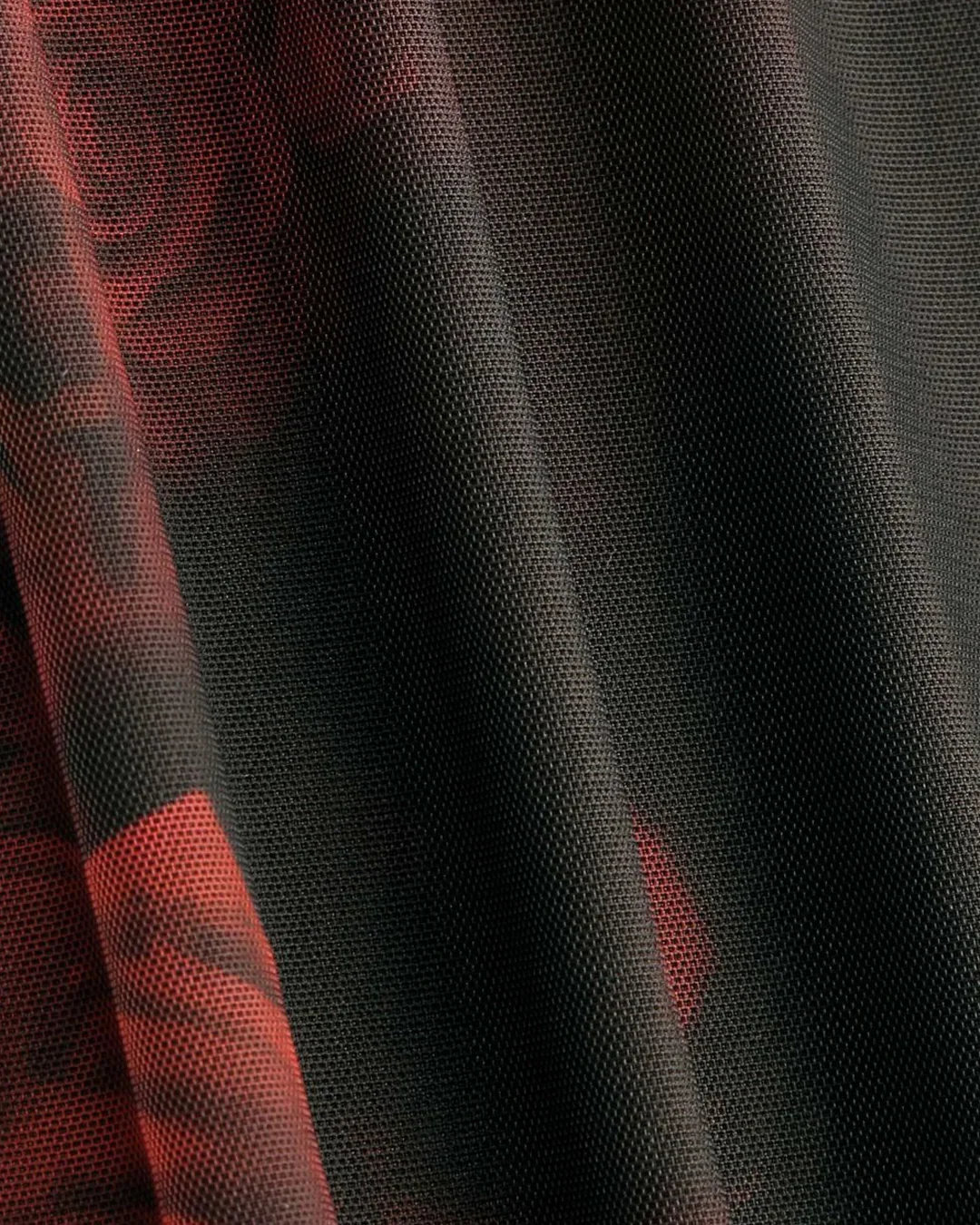 Floral Ruched Mesh Maxi Dress - Image 3