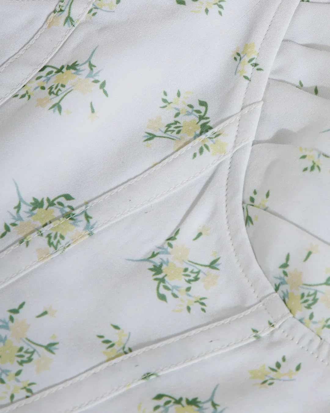 Floral Spaghetti Strap Corset Top - Image 3