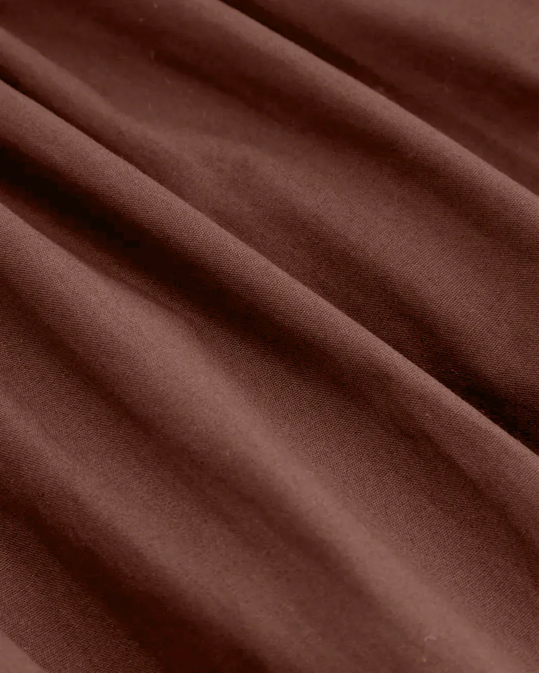 Gathered A-Line Maxi Skirt with Elastic Waist in Brown - Image 3