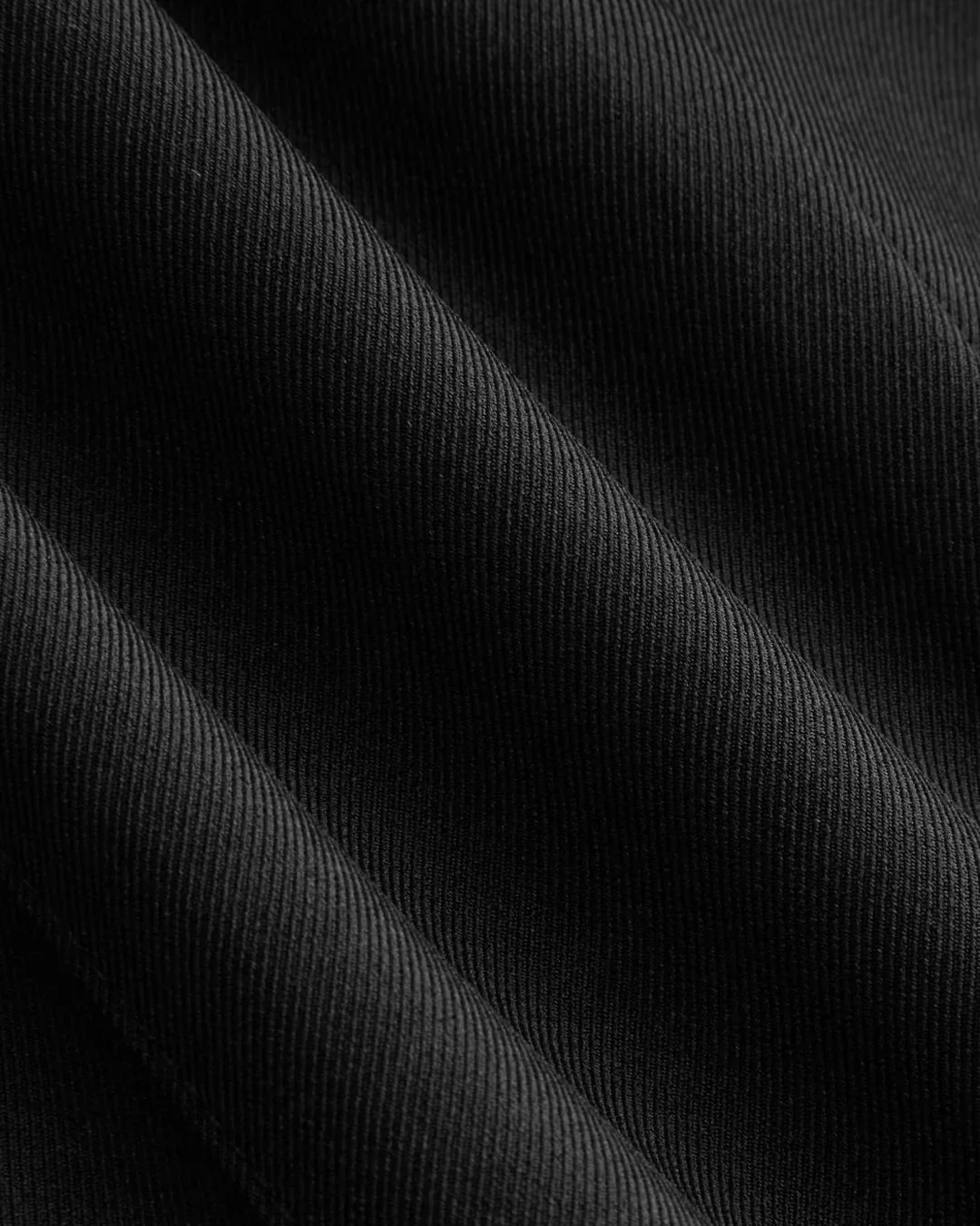 Half Zip Pleated Top in Black - Image 4