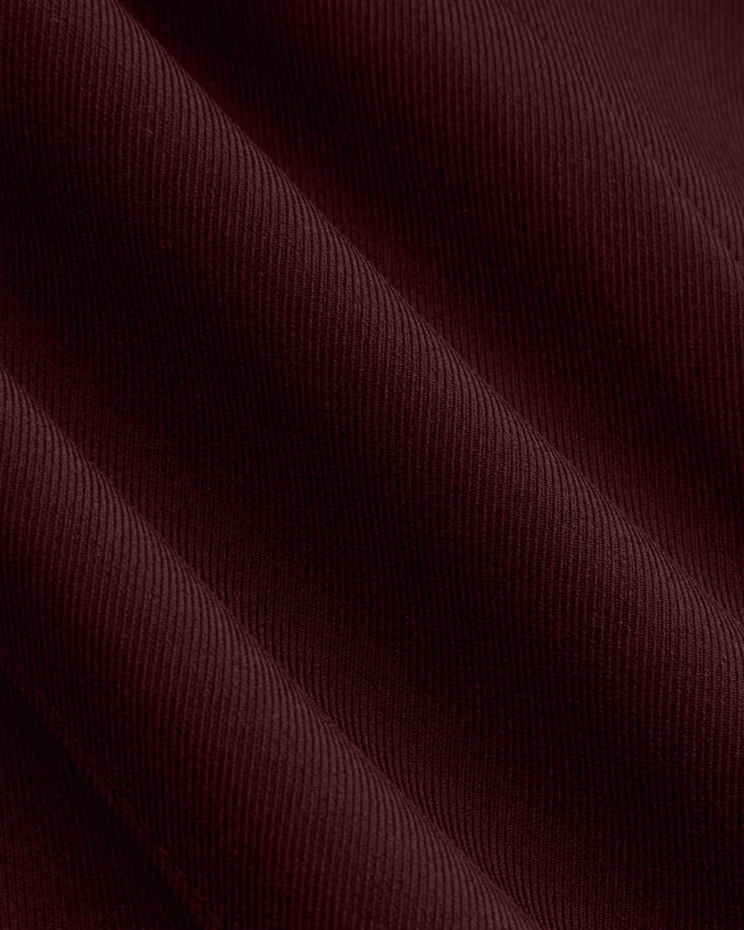 Half Zip Pleated Top in Maroon - Image 4