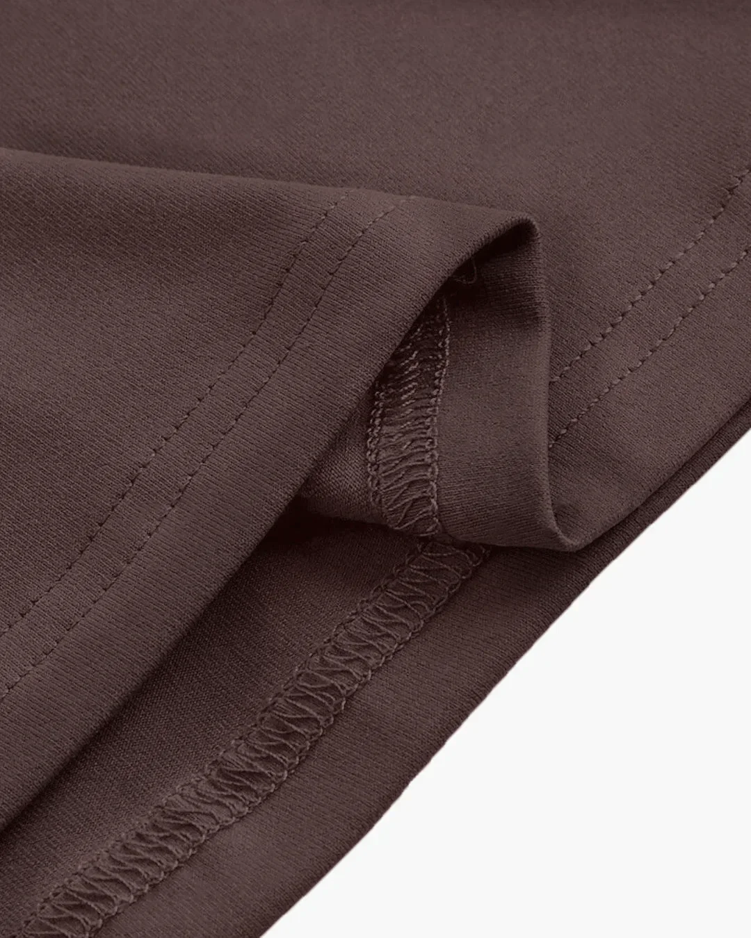 Halter Neck & Waist Tie A-Line Mini Dress In Chocolate - Image 3