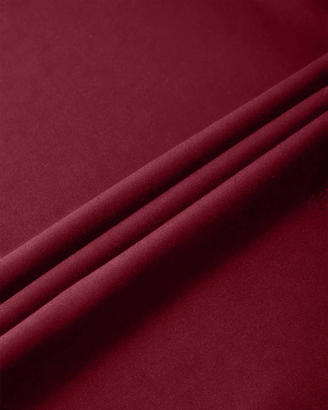 High Neck Ruched A-Line Mini Dress in Burgundy - Image 3