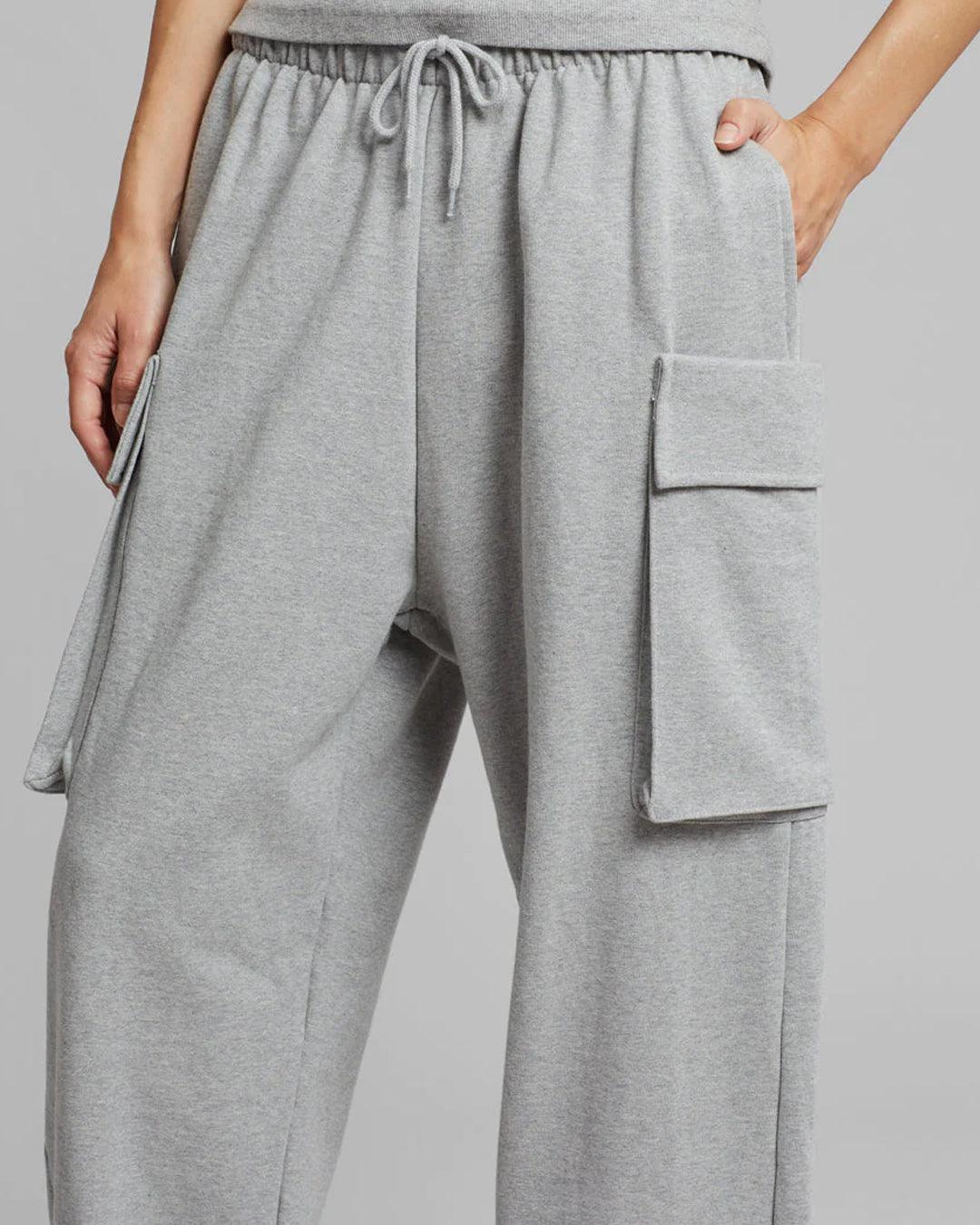 High Waist Wide Balloon Fit Cargo Pants In + - Image 2