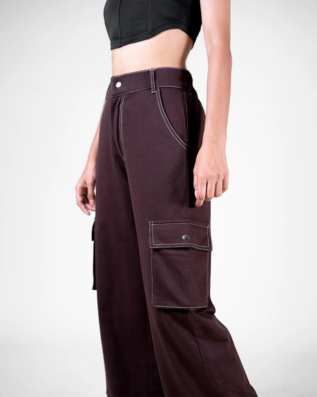 Hip Hop Drawstring Parachute Cargo Pants - Image 6