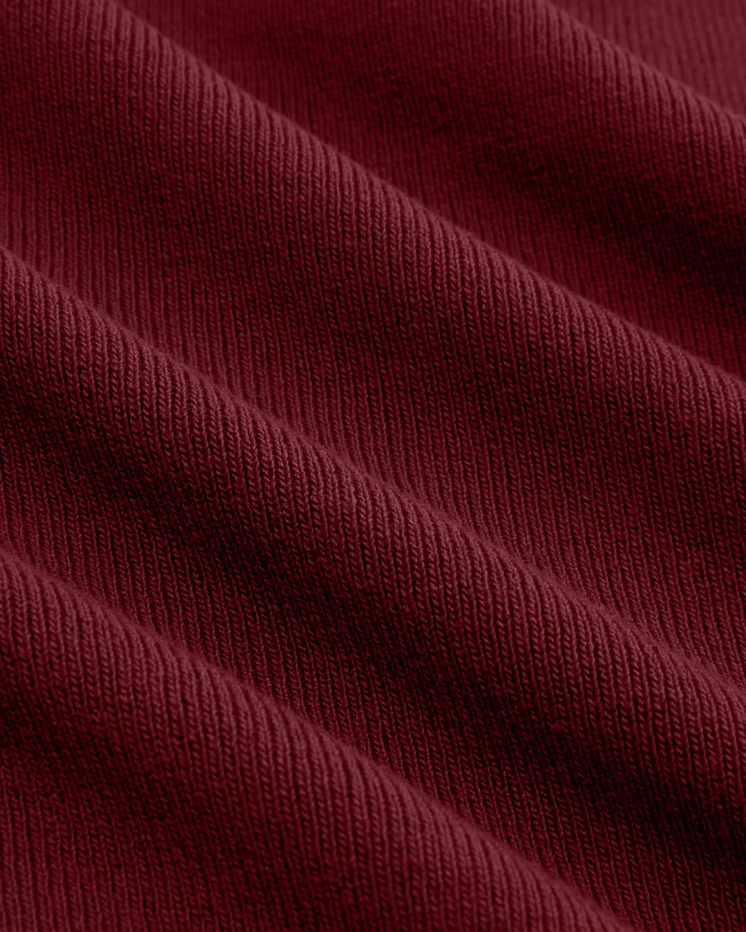 Knit Boat Neck Long Sleeve Ruched Top in Maroon - Image 4